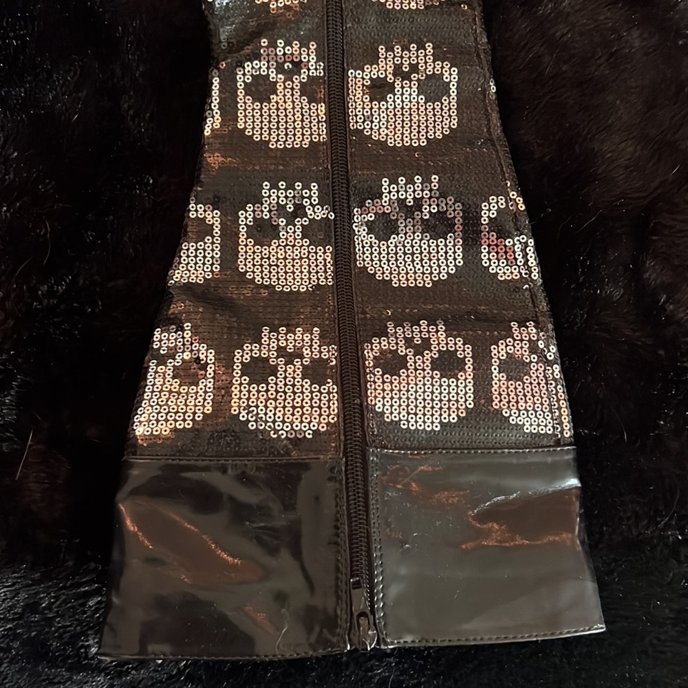 Iron Fist Skull Sequence Stripper Platform Boots - image 6